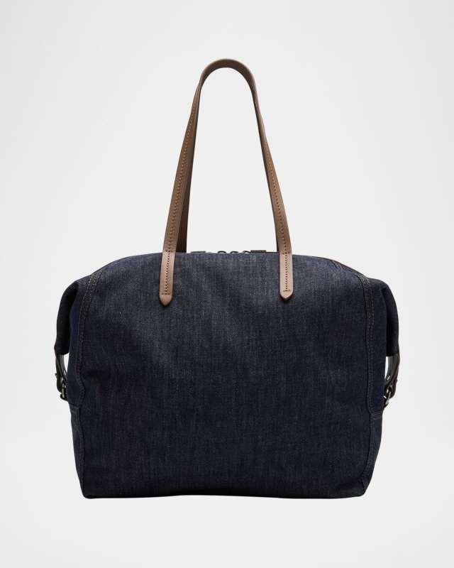Duo Denim Traveler Shoulder Bag
